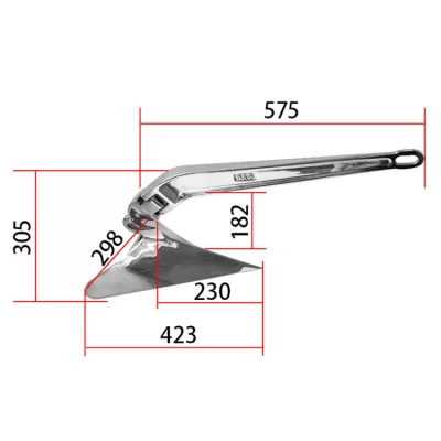 Stainless Steel Plow Anchor 4